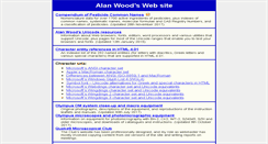 Desktop Screenshot of alanwood.net